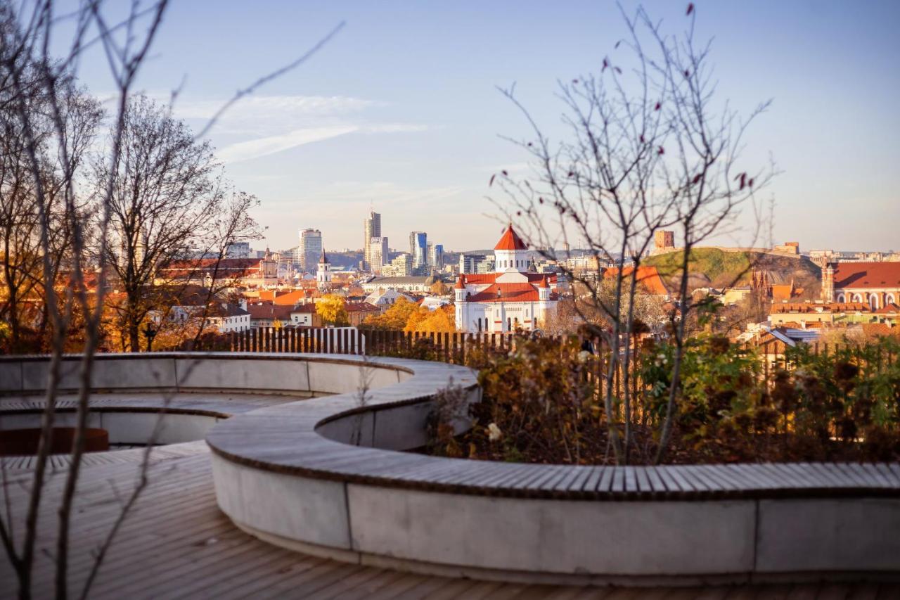 Lux Apartment With A Terrace In Vilnius Old Town Exterior photo